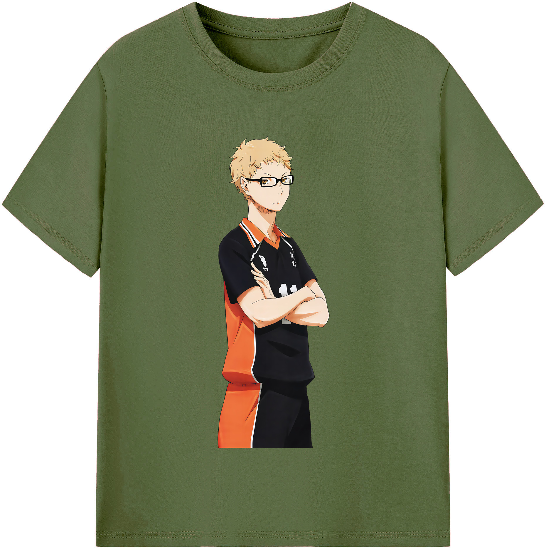 （画像用） ハイキュー!! Haikyu!! 綿100％半袖Tシャツ（フロントプリント）